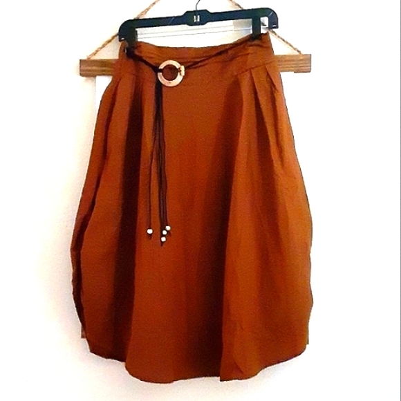Dresses & Skirts - Boho Brown Maxi Skirt Size Small